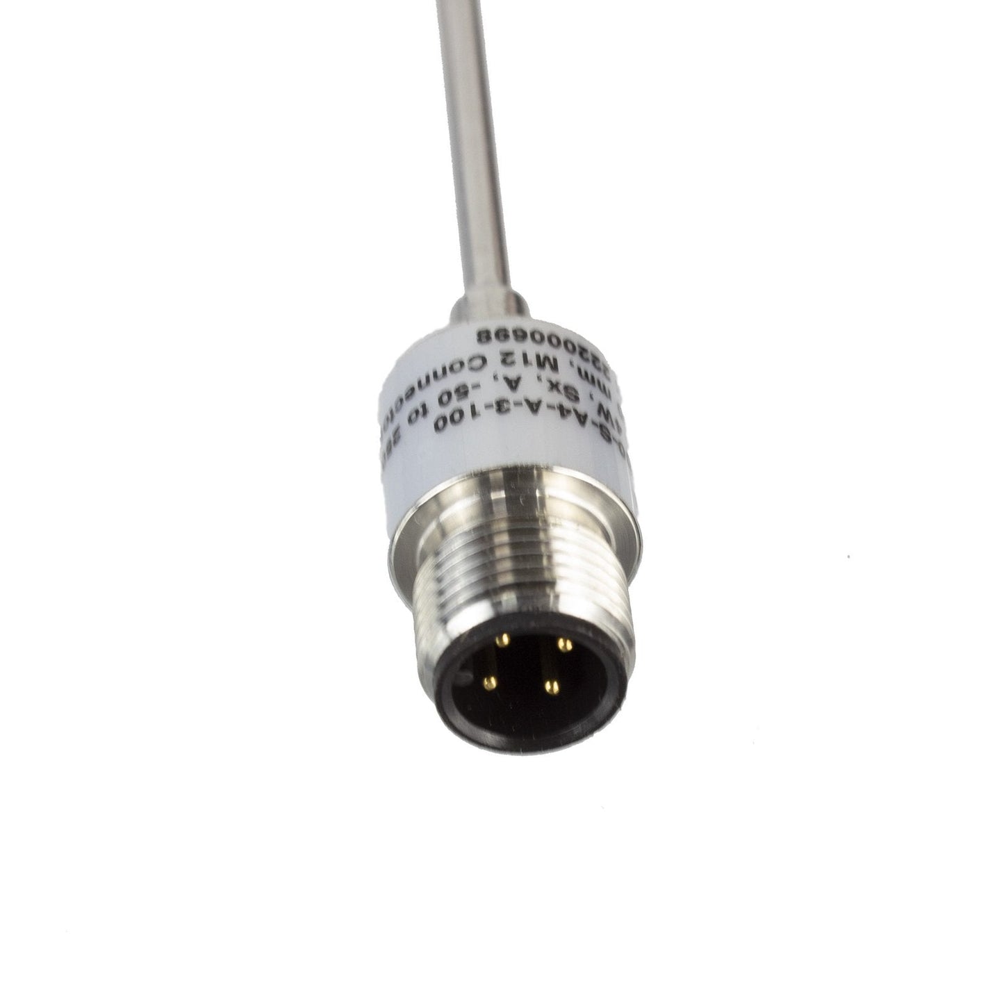 PT100 RTD 3mm Industrial Probe Temperature Sensor M12 Connector