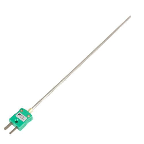 K Thermocouple 3 x 200mm with Mini Plug 1100 Deg C