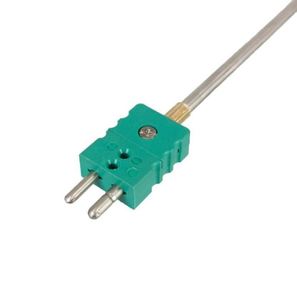 K Thermocouple 6 x 200mm with Standard Plug 1100 Deg C