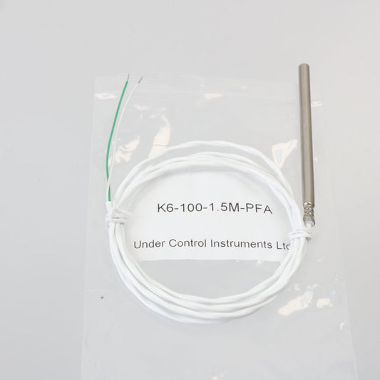 Thermocouple Sensor K-Type 6 x 100mm Probe